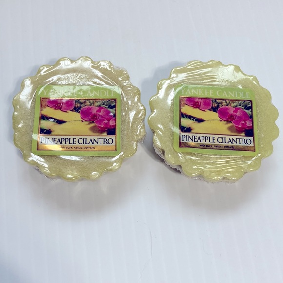 2 Yankee Candle Tarts PINEAPPLE CILANTRO NEW 0.8 oz each - Picture 2 of 5